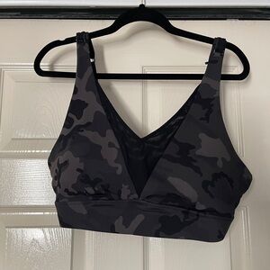 Zyia Active Forest Camo Adjustable Mesh Bra Size XL